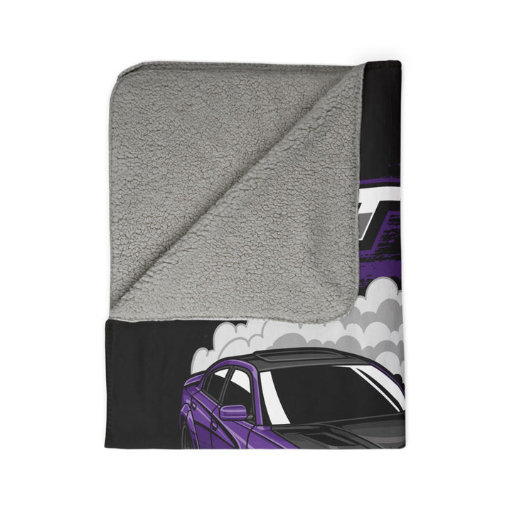 SRT Len Fleece Sherpa Blanket